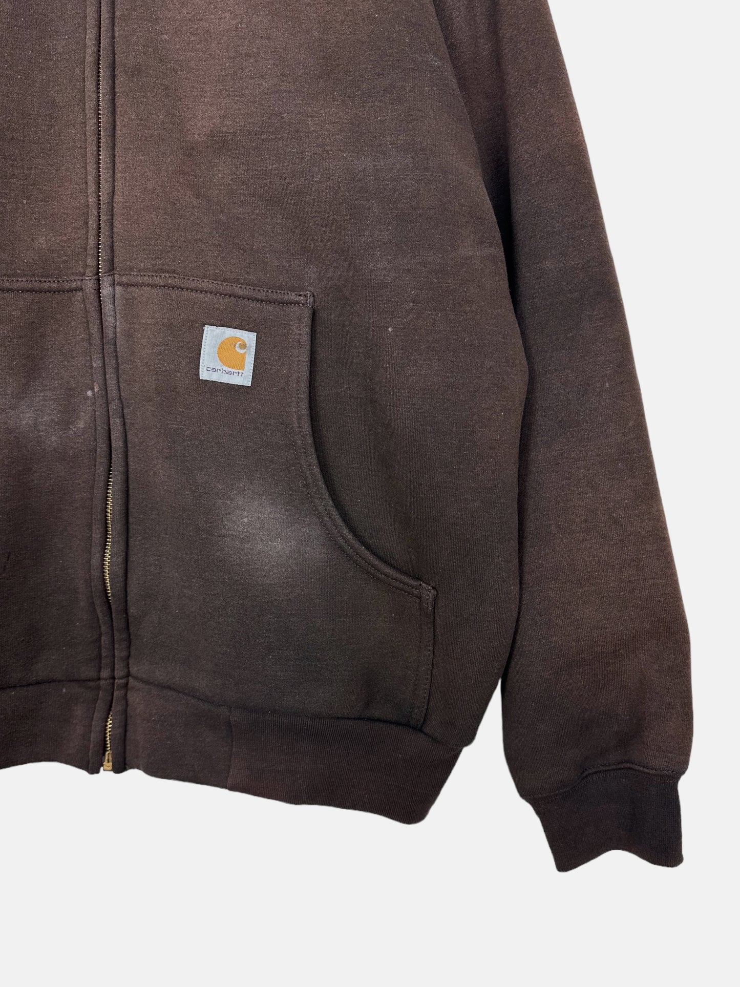 90's Carhartt Soft Shell Vintage Jacket With Hood Size L