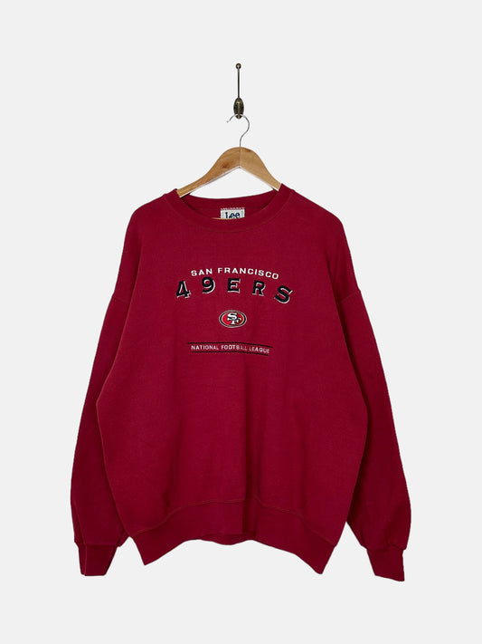 90's San Fransisco 49ers NFL Embroidered Vintage Sweatshirt Size XL