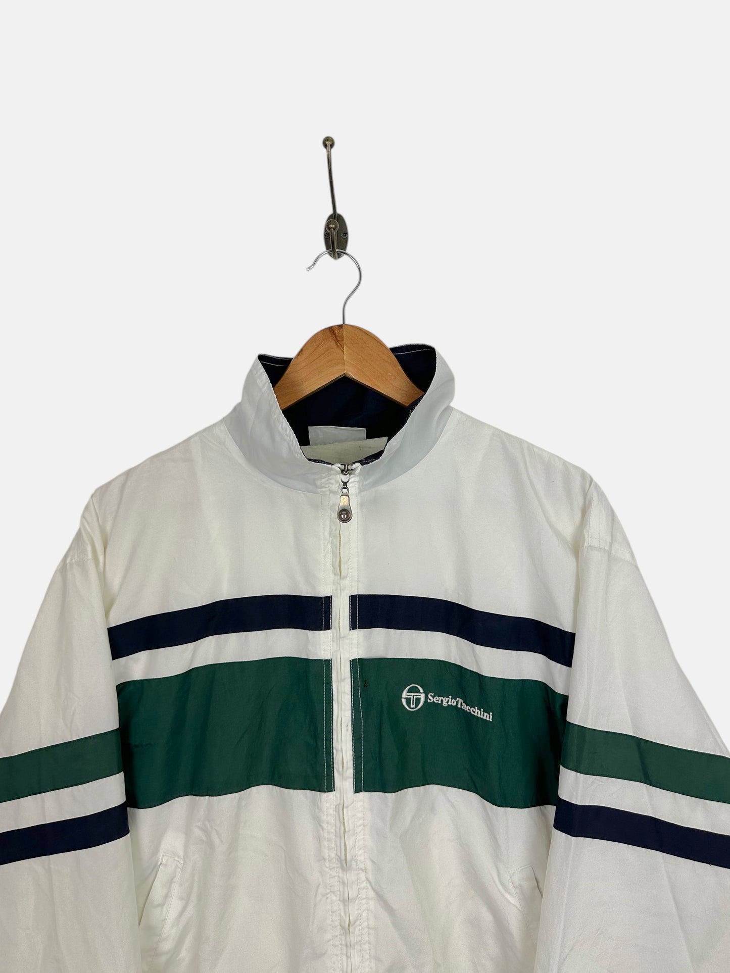 90's Sergio Tacchini Embroidered Vintage Jacket Size M