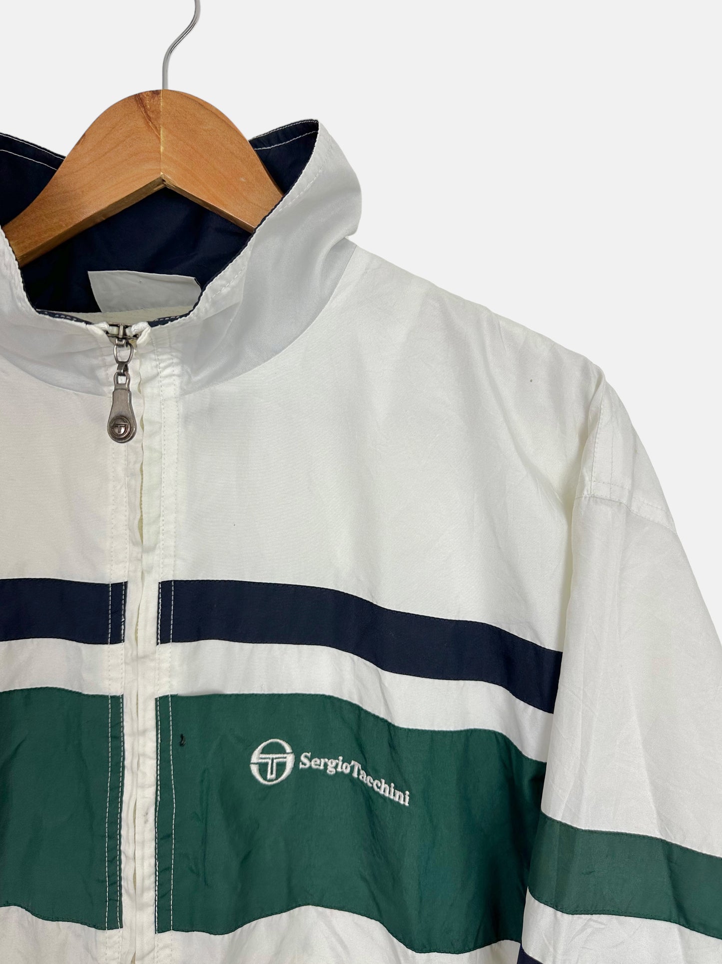 90's Sergio Tacchini Embroidered Vintage Jacket Size M