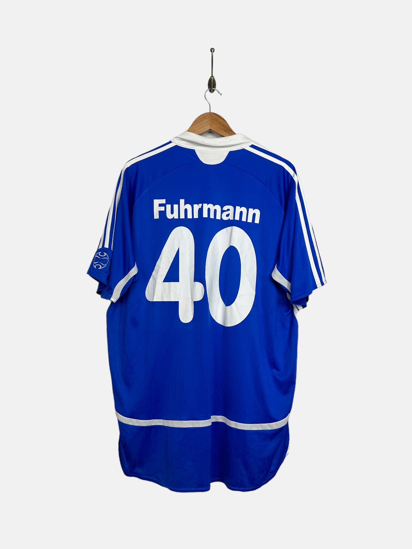 2007 Adidas Schalke 04 Home Kit Vintage Football Jersey Size XL