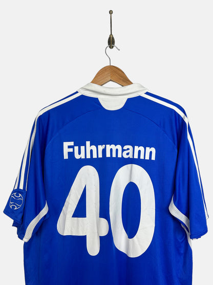 2007 Adidas Schalke 04 Home Kit Vintage Football Jersey Size XL