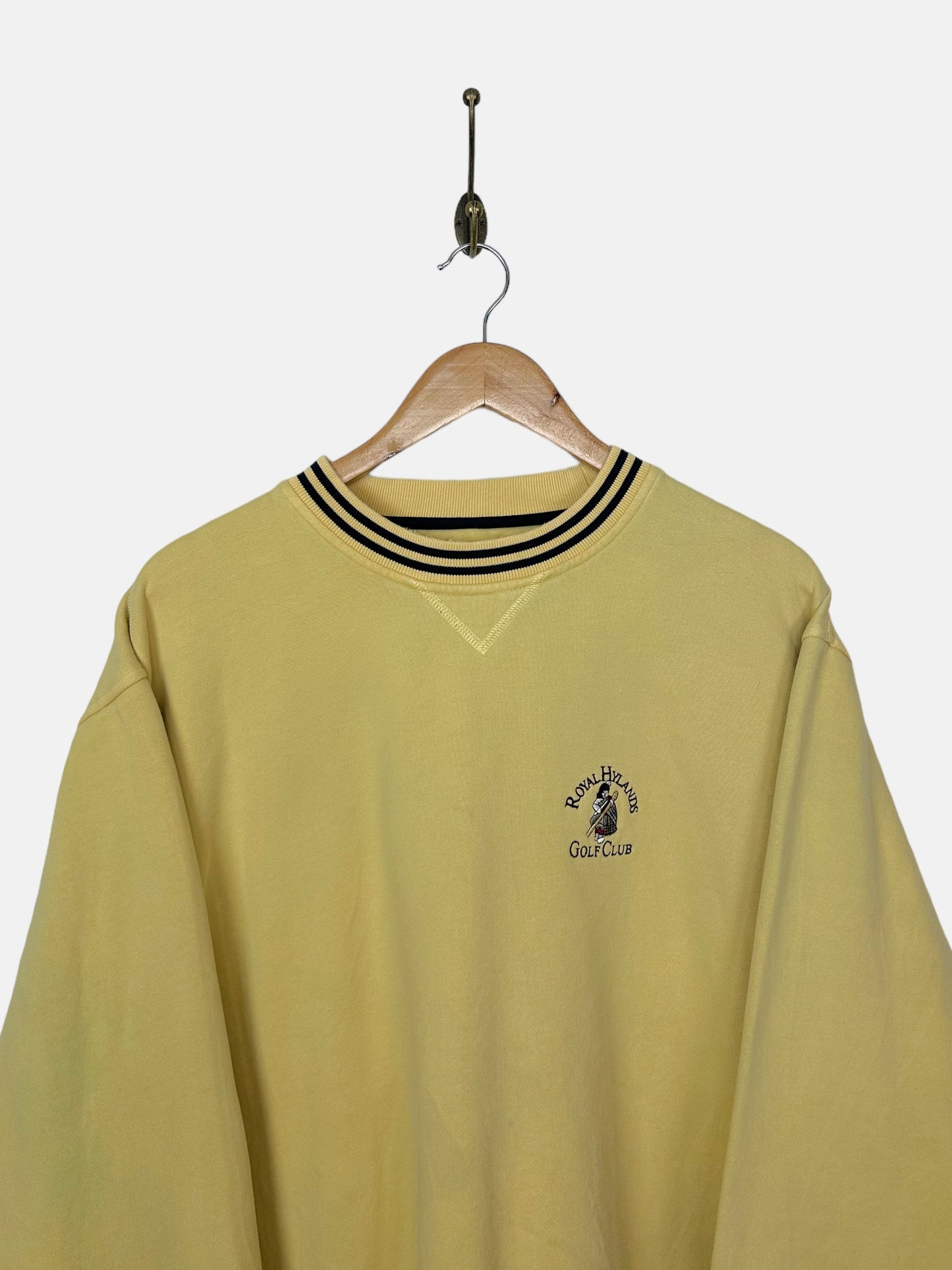 90's Royal Hylands Golf Club Embroidered Vintage Sweatshirt Size L