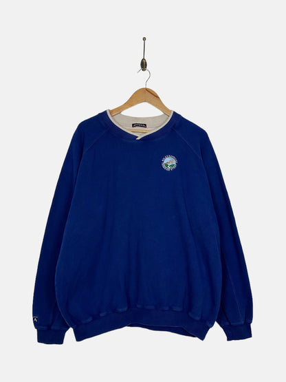 90's Rolex Kentucky Equestrian Embroidered Vintage Sweatshirt Size L-XL