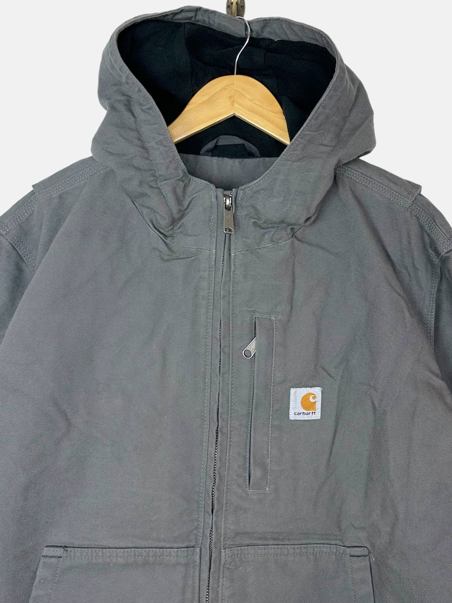 Carhartt Heavy Duty Lined Vintage Jacket with Hood Size L