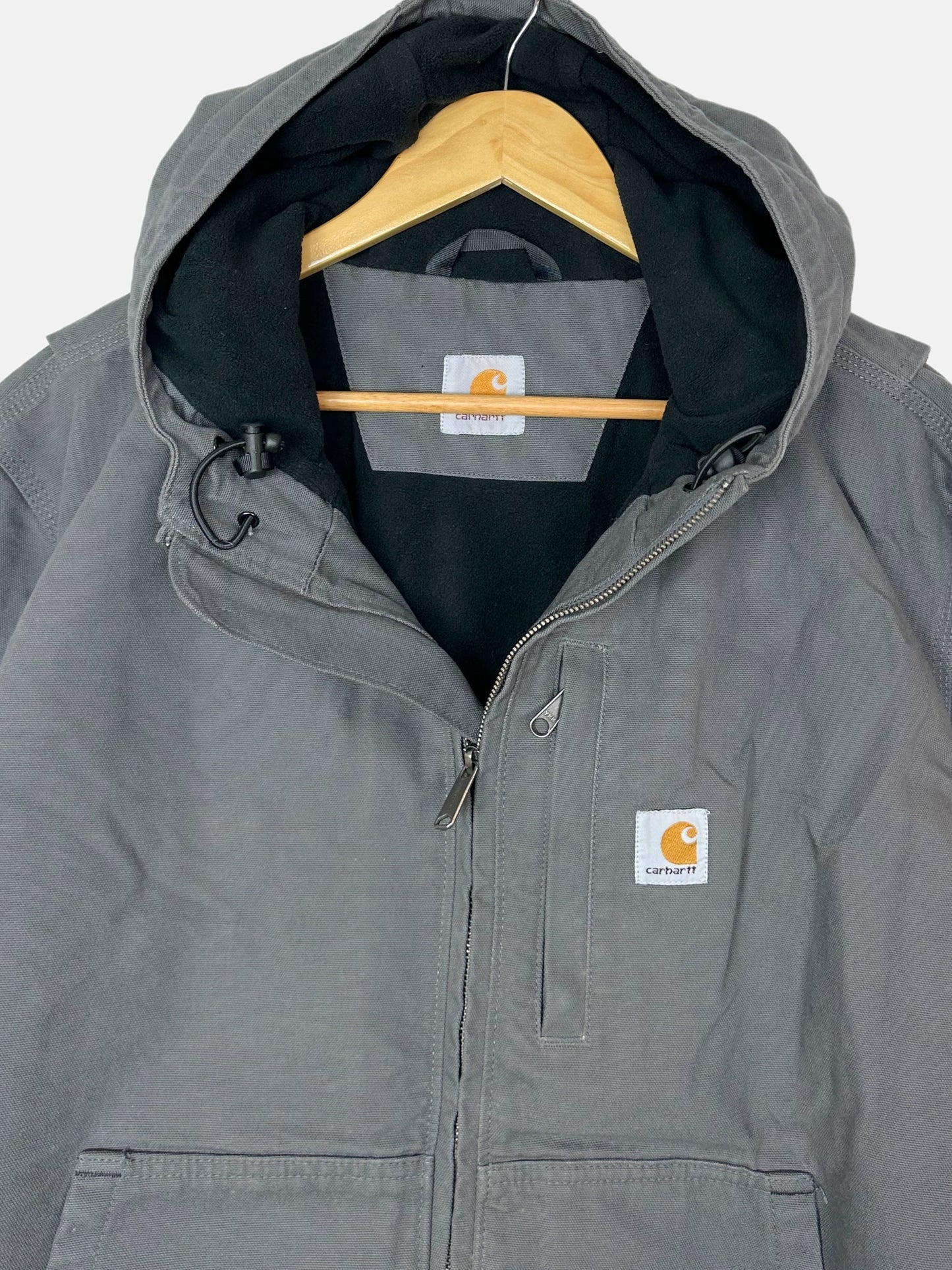 Carhartt Heavy Duty Lined Vintage Jacket with Hood Size L