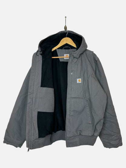 Carhartt Heavy Duty Lined Vintage Jacket with Hood Size L