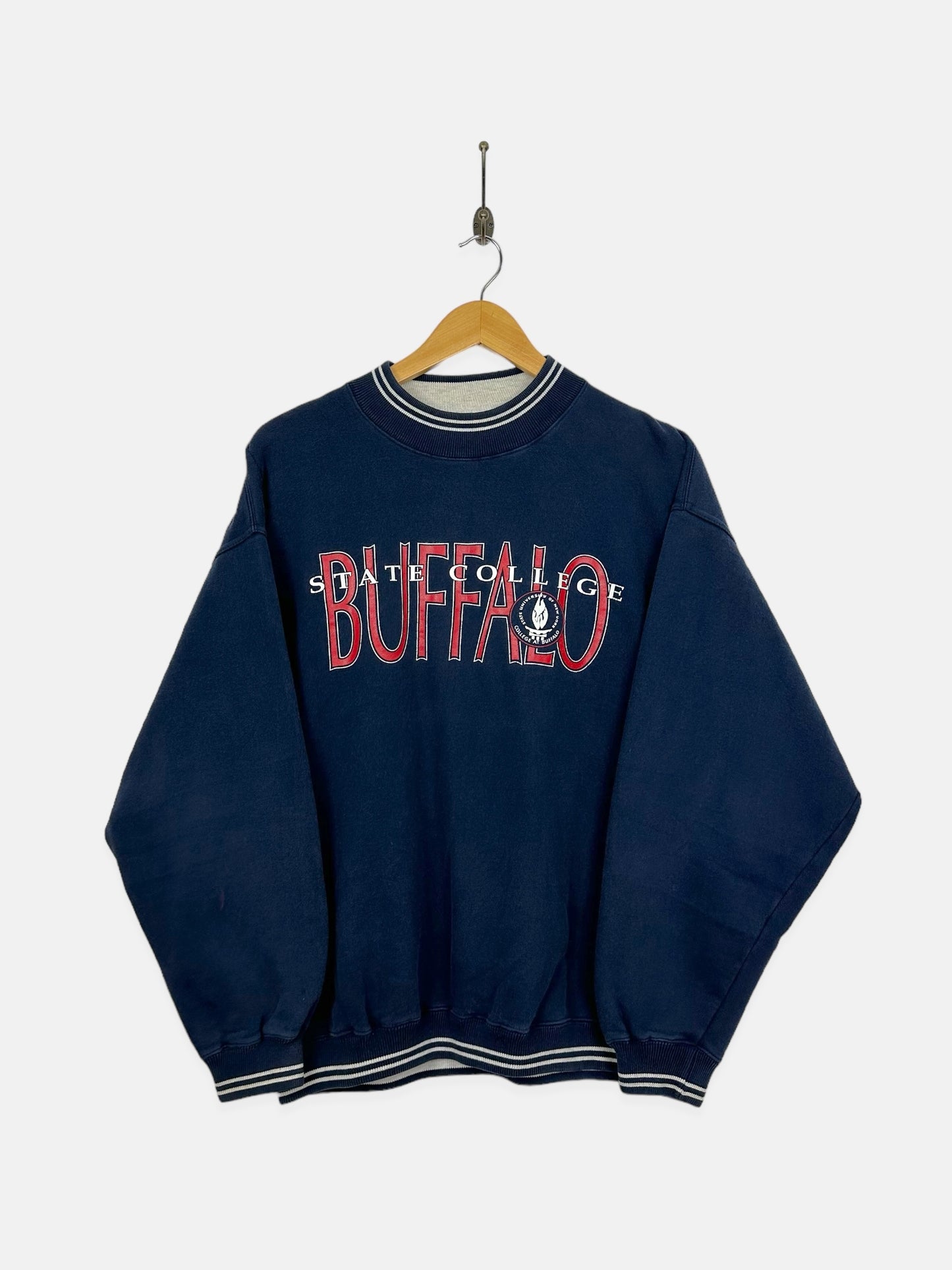 90's Buffalo State College Vintage Sweatshirt Size M