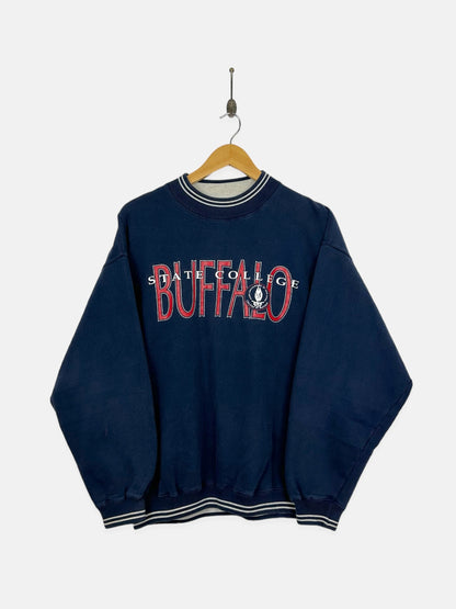 90's Buffalo State College Vintage Sweatshirt Size M