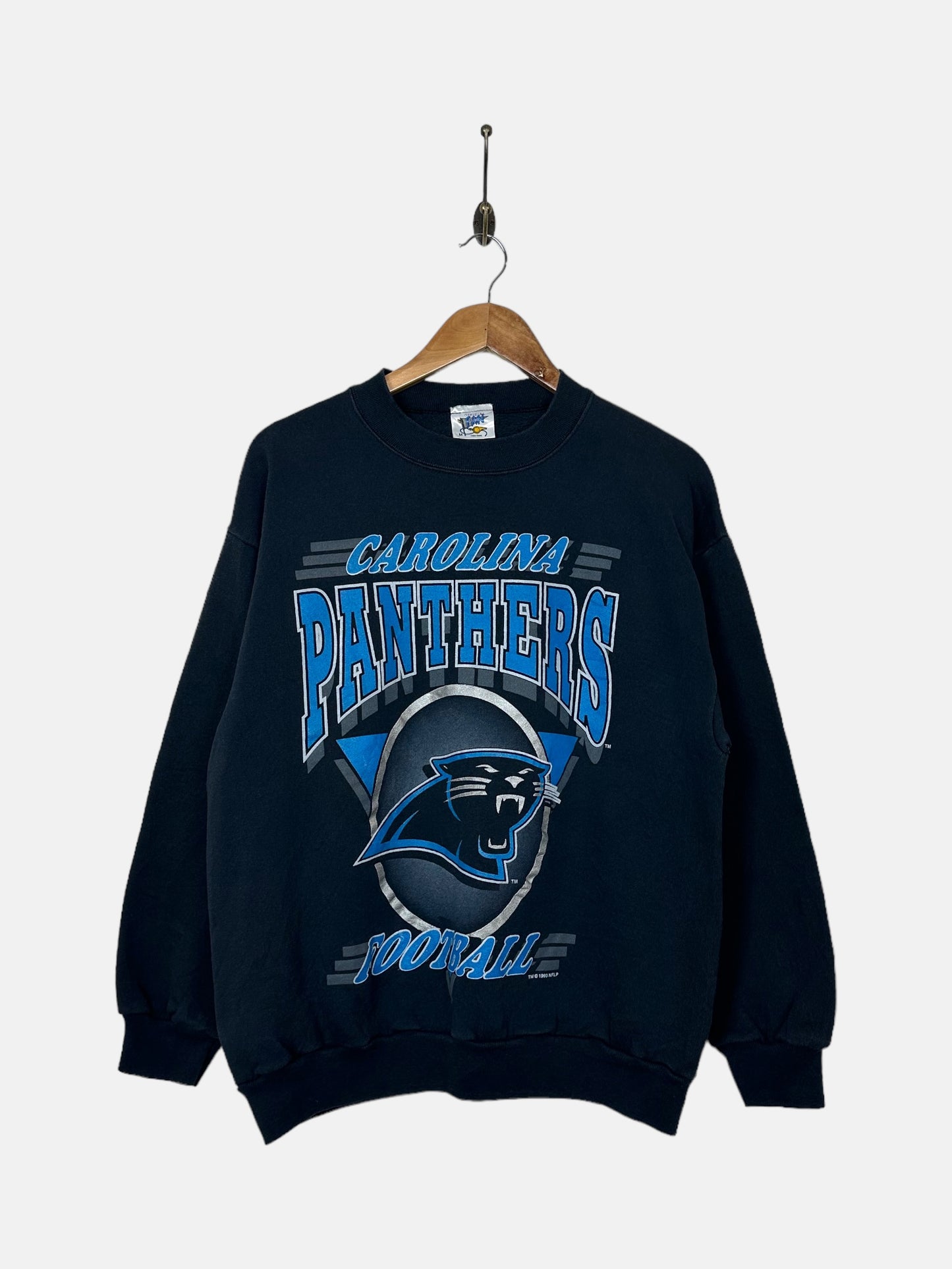 1993 Carolina Panthers NFL USA Made Vintage Sweatshirt Size S-M