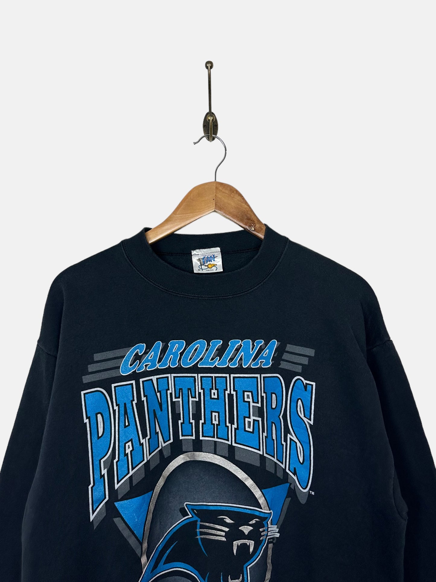 1993 Carolina Panthers NFL USA Made Vintage Sweatshirt Size S-M