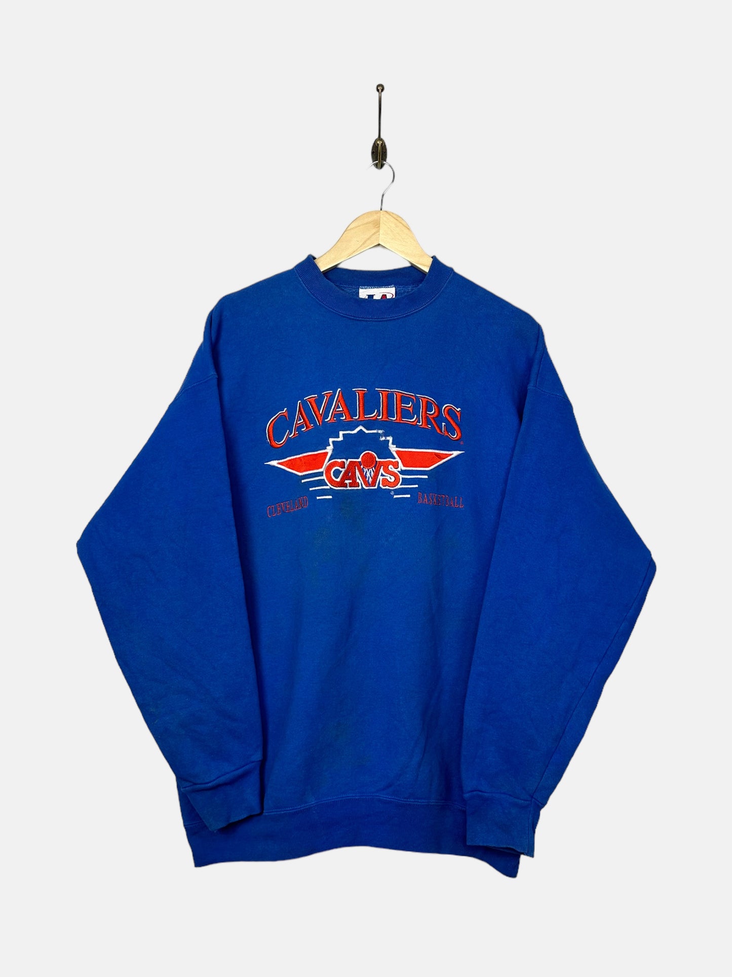 90's Cleveland Cavaliers NBA USA Made Embroidered Vintage Sweatshirt Size XL