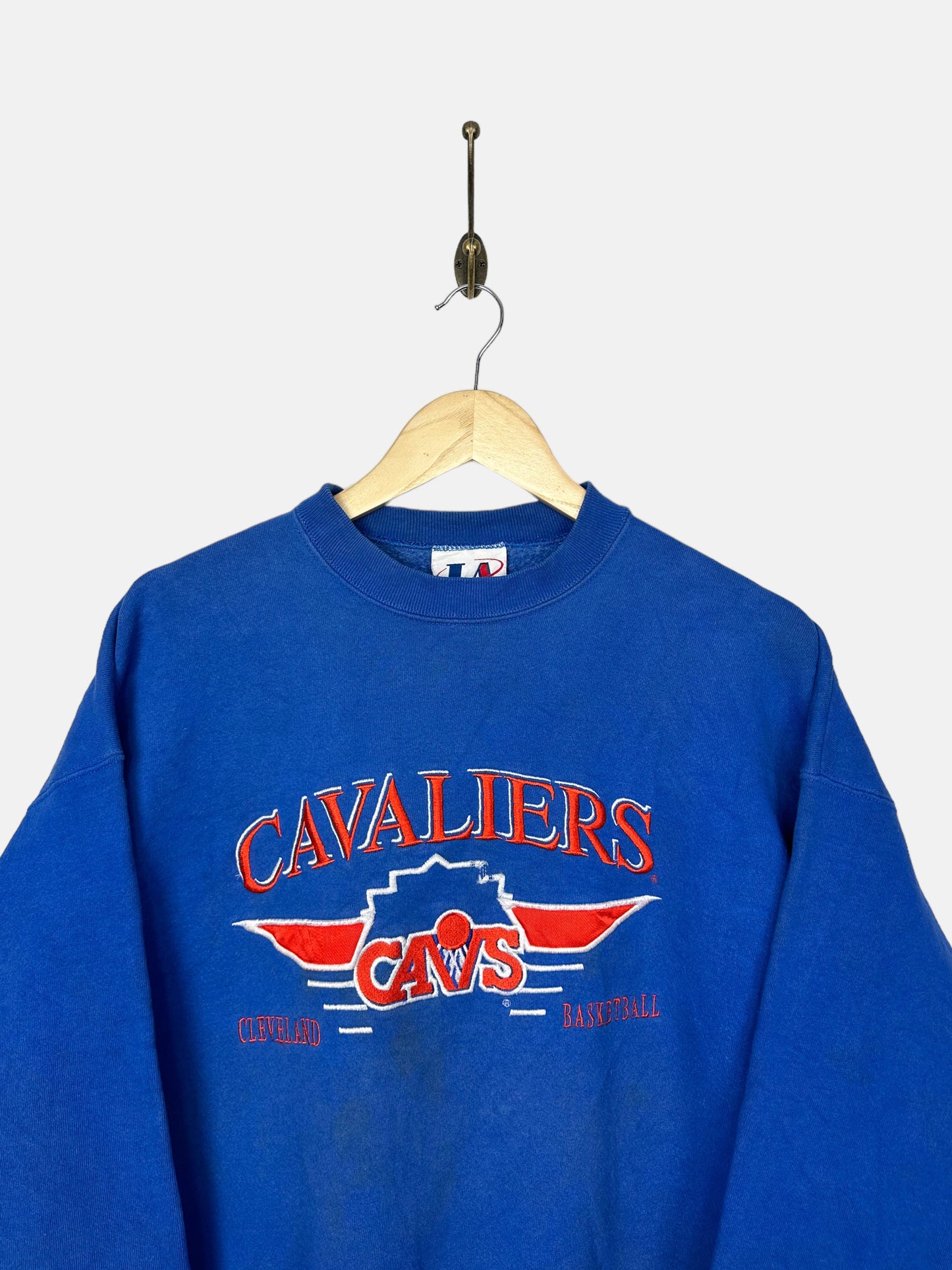 90's Cleveland Cavaliers NBA USA Made Embroidered Vintage Sweatshirt Size XL