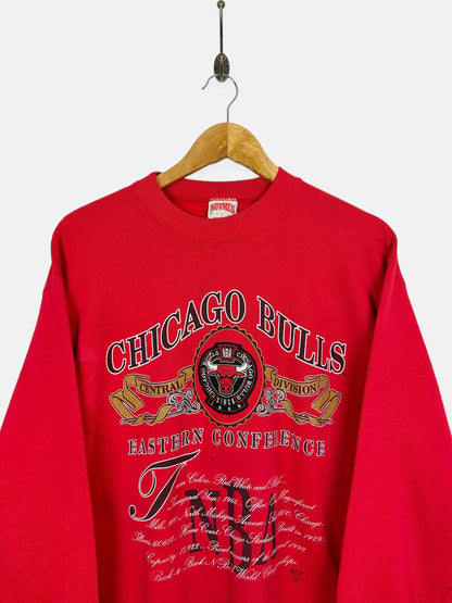 90's Chicago Bulls NBA USA Made Vintage Sweatshirt Size S