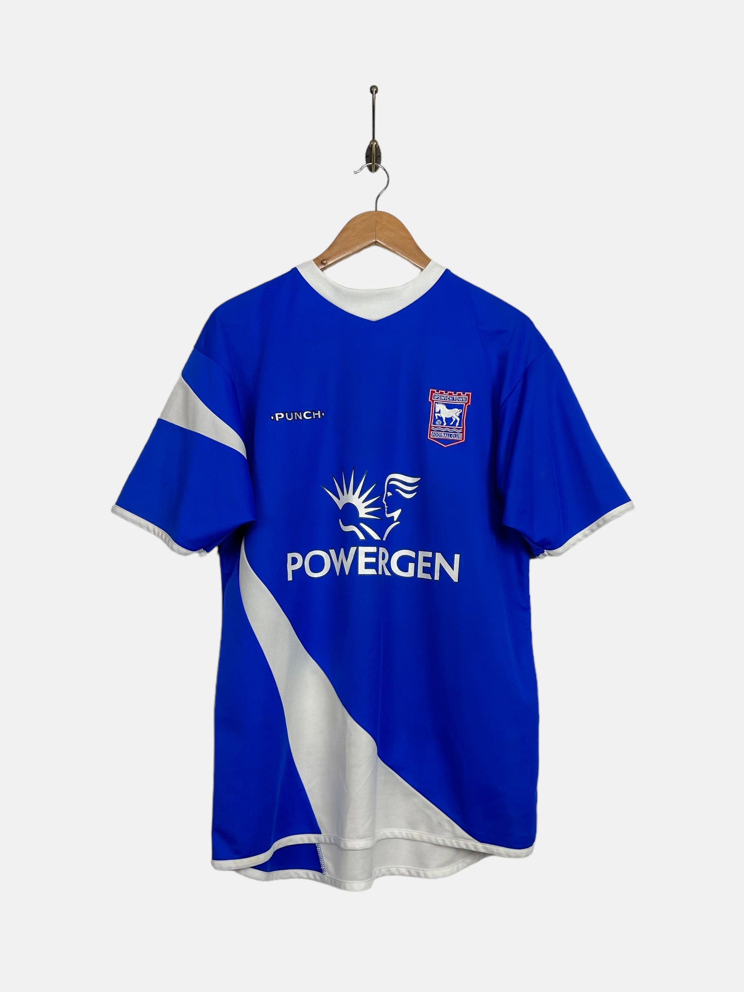 2005 Ipswich Town Home Kit Vintage Football Jersey Size L