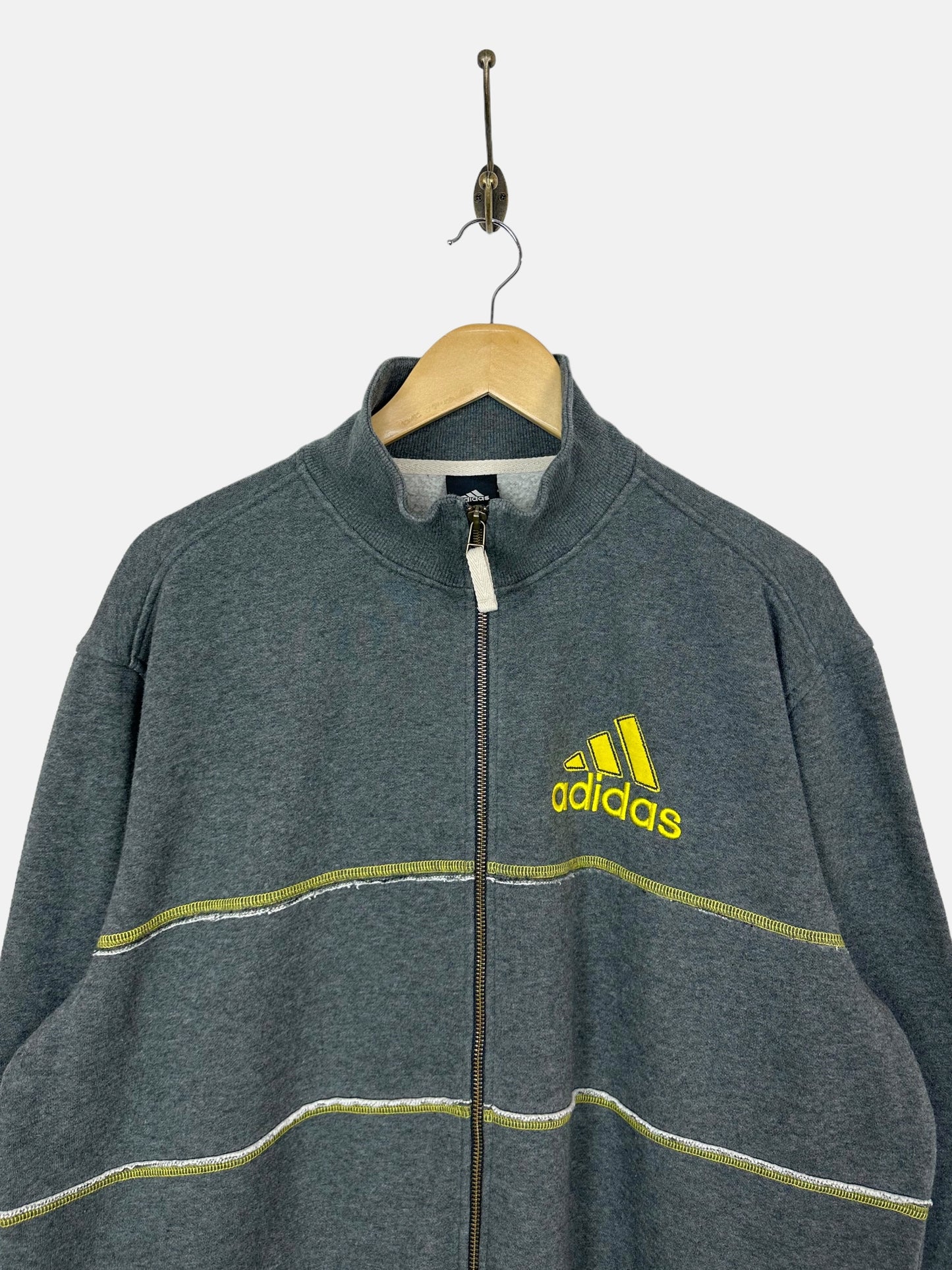 90's Adidas Embroidered Vintage Zip-Up Jersey/Jacket Size XL