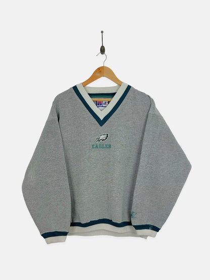 90's Philadelphia Eagles NFL Embroidered Vintage Sweatshirt Size M