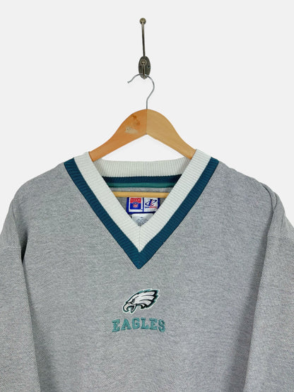 90's Philadelphia Eagles NFL Embroidered Vintage Sweatshirt Size M