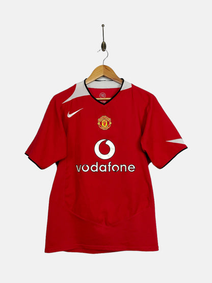 2004 Nike Manchester United Home Kit Vintage Football Jersey Size 10-12