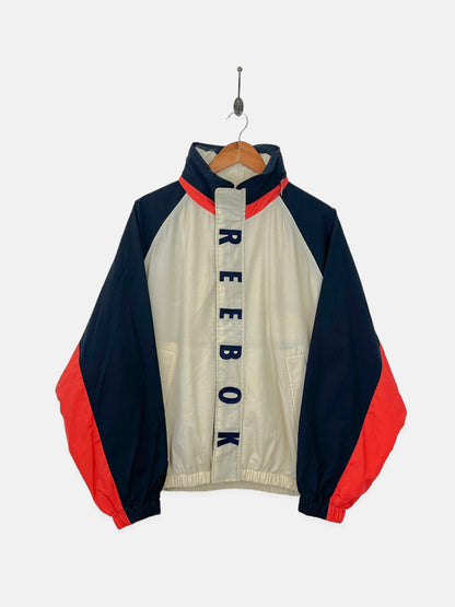 90's Reebok Embroidered Vintage Jacket with Hood Size M