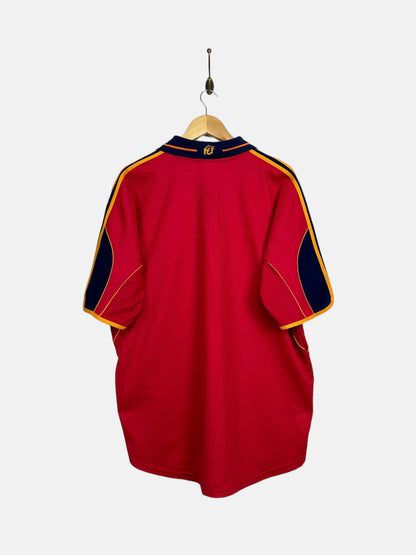 2000 Adidas Spain Home Kit Vintage Football Jersey Size XL