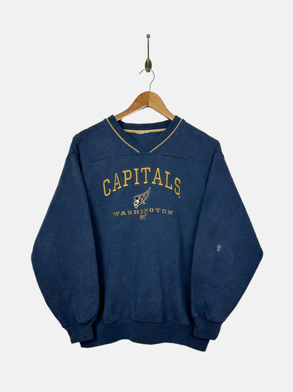 90's Washington Capitals NHL Embroidered Vintage Sweatshirt Size S