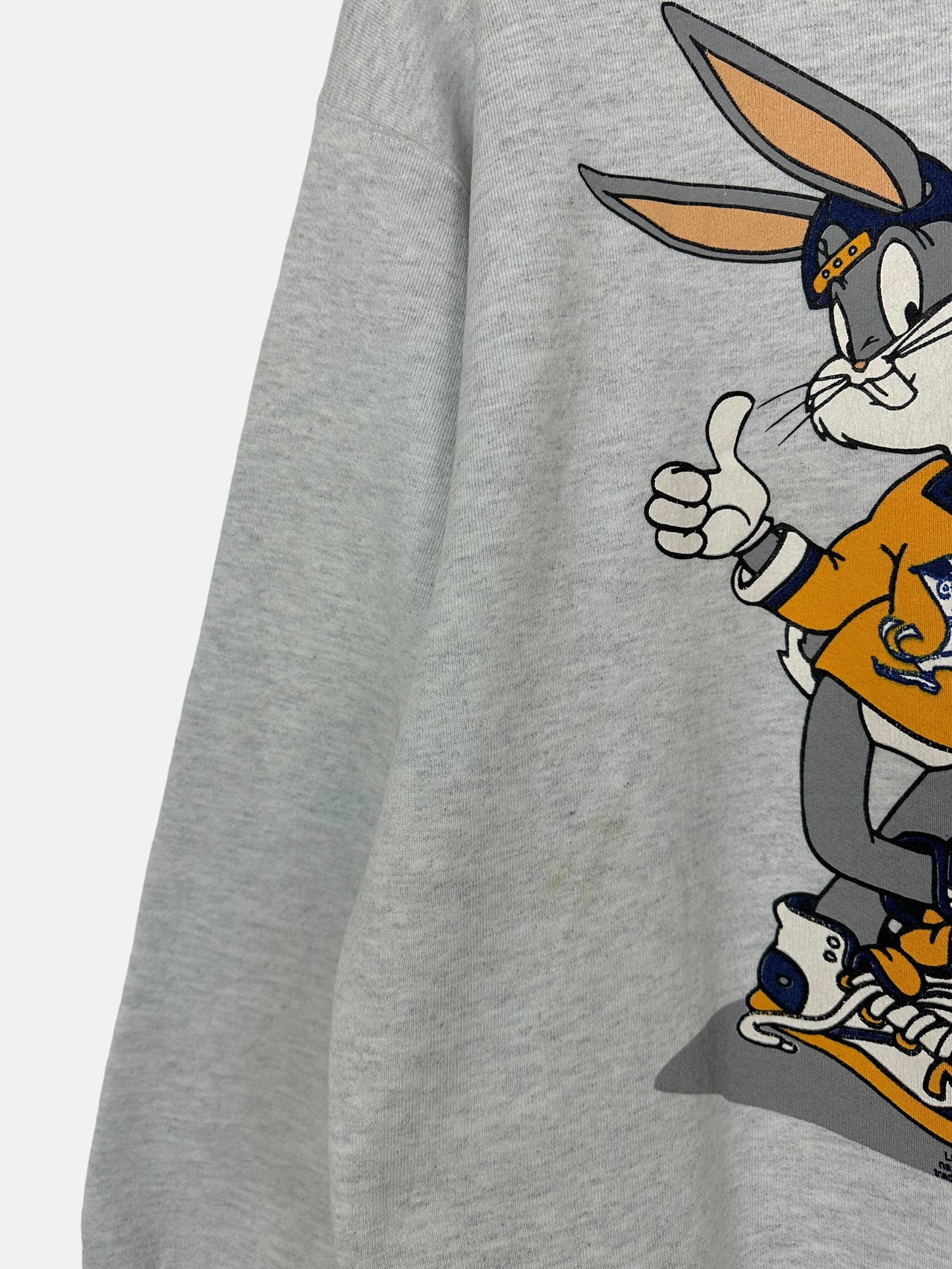 90's Bugs Bunny x Notre Dame USA Made Vintage Sweatshirt Size S-M