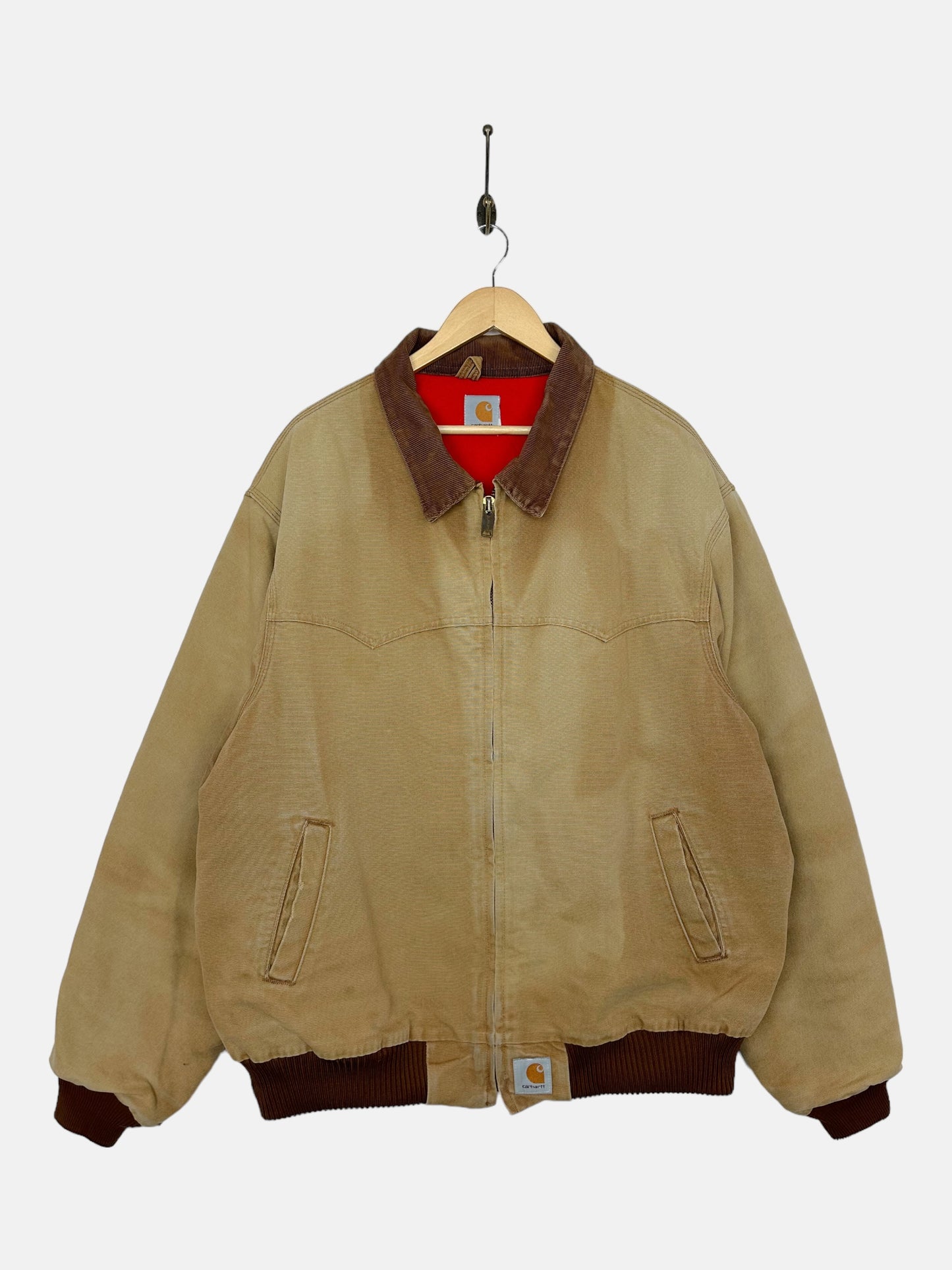 90's Carhartt Heavy Duty Vintage Santa Fe Jacket Size XL-2XL