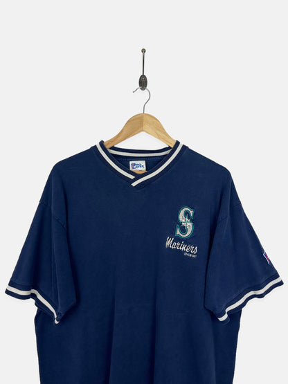 1997 Seattle Mariners MLB Embroidered Vintage T-Shirt Size L-XL