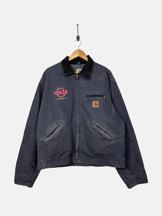 90's Carhartt Heavy Duty Vintage Detroit Jacket Size L