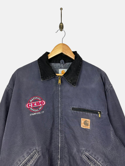 90's Carhartt Heavy Duty Vintage Detroit Jacket Size L