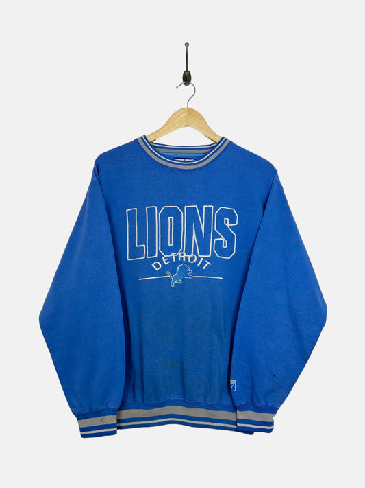 90's Detroit Lions NFL Embroidered Vintage Sweatshirt Size S-M