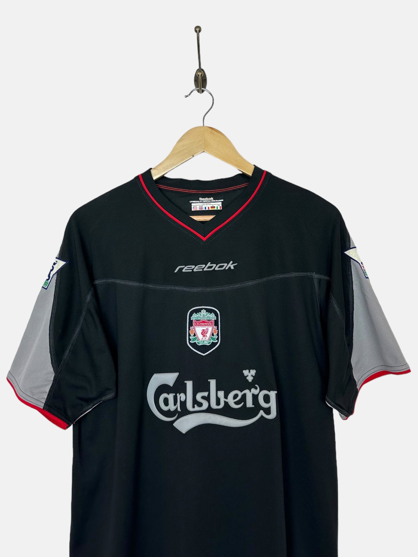 2002 Reebok Liverpool Away Kit Vintage Football Jersey Size M