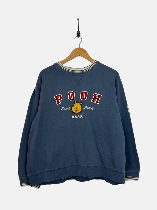 90's Winnie The Pooh Embroidered Vintage Sweatshirt Size 12-14