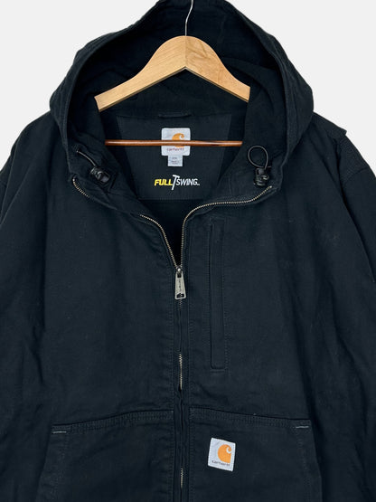 Carhartt Heavy Duty Vintage Jacket with Hood Size 2XL