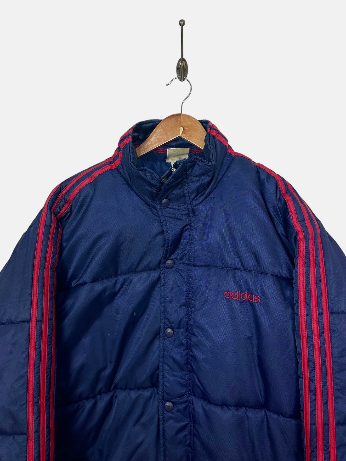 90's Adidas Embroidered Vintage Puffer Jacket Size XL