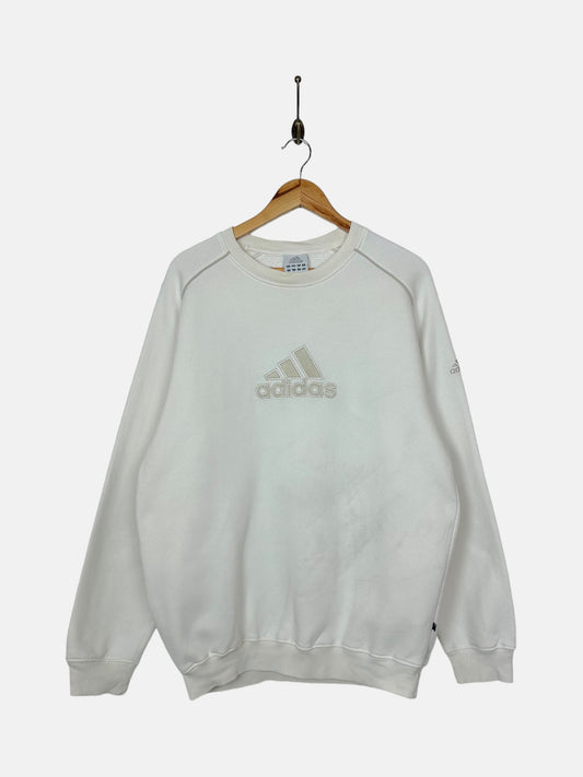 90's Adidas Embroidered Vintage Sweatshirt Size M