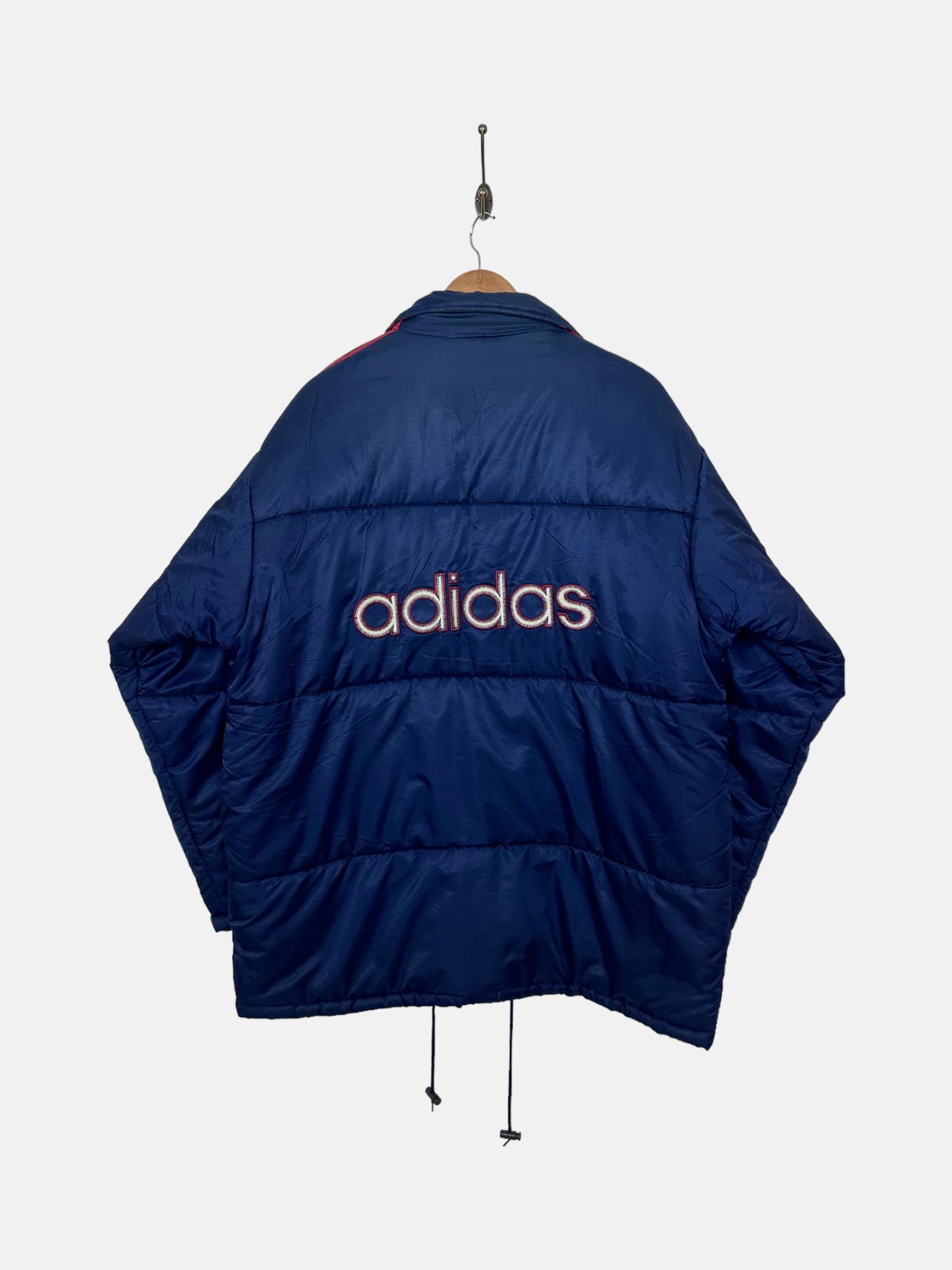 90's Adidas Embroidered Vintage Puffer Jacket Size XL