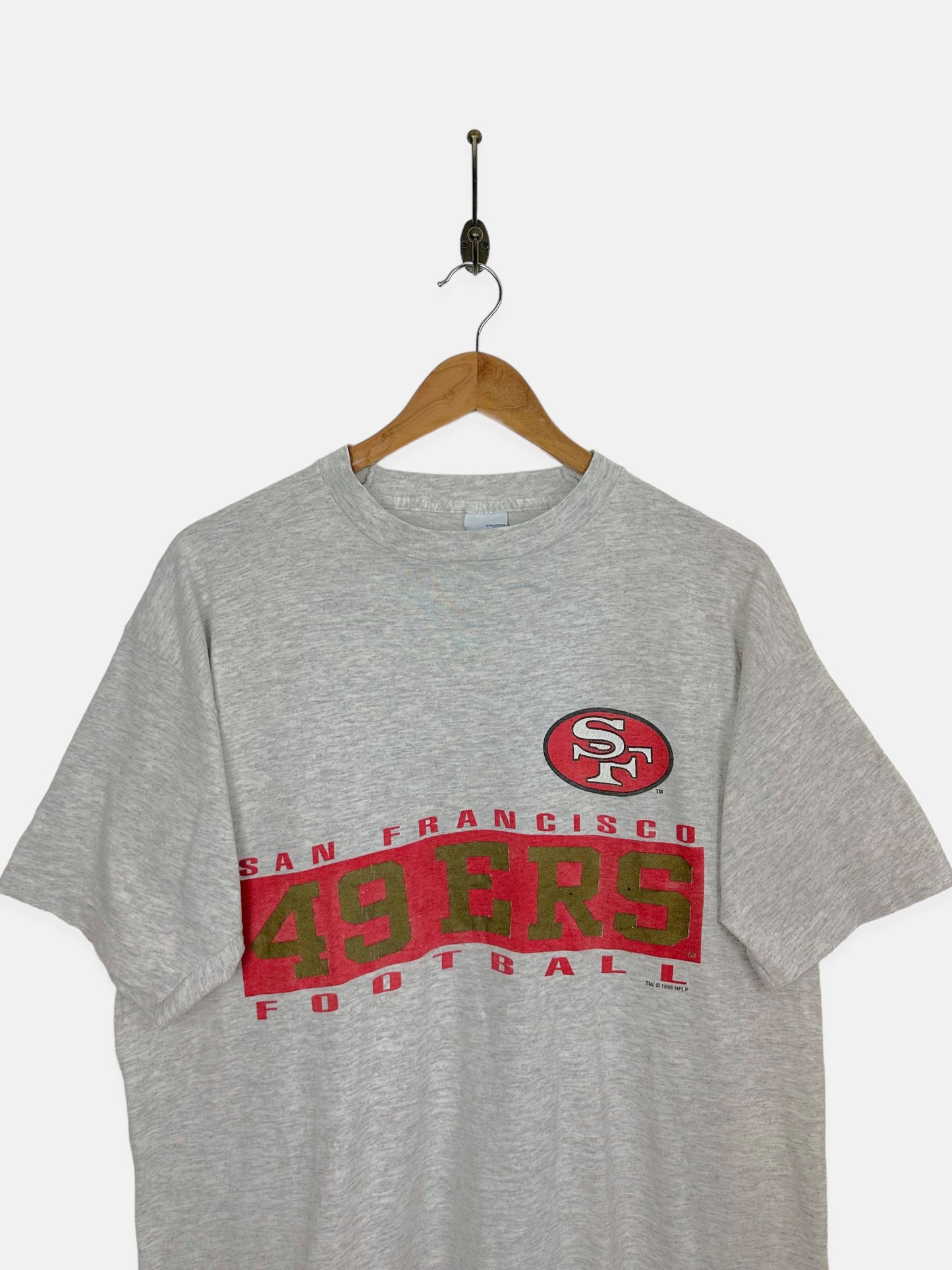 1995 San Francisco 49ers NFL USA Made Vintage T-Shirt Size M