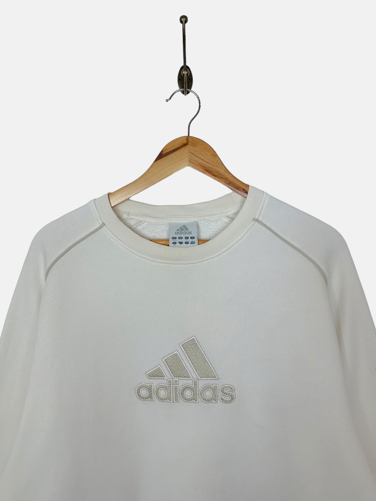 90's Adidas Embroidered Vintage Sweatshirt Size M