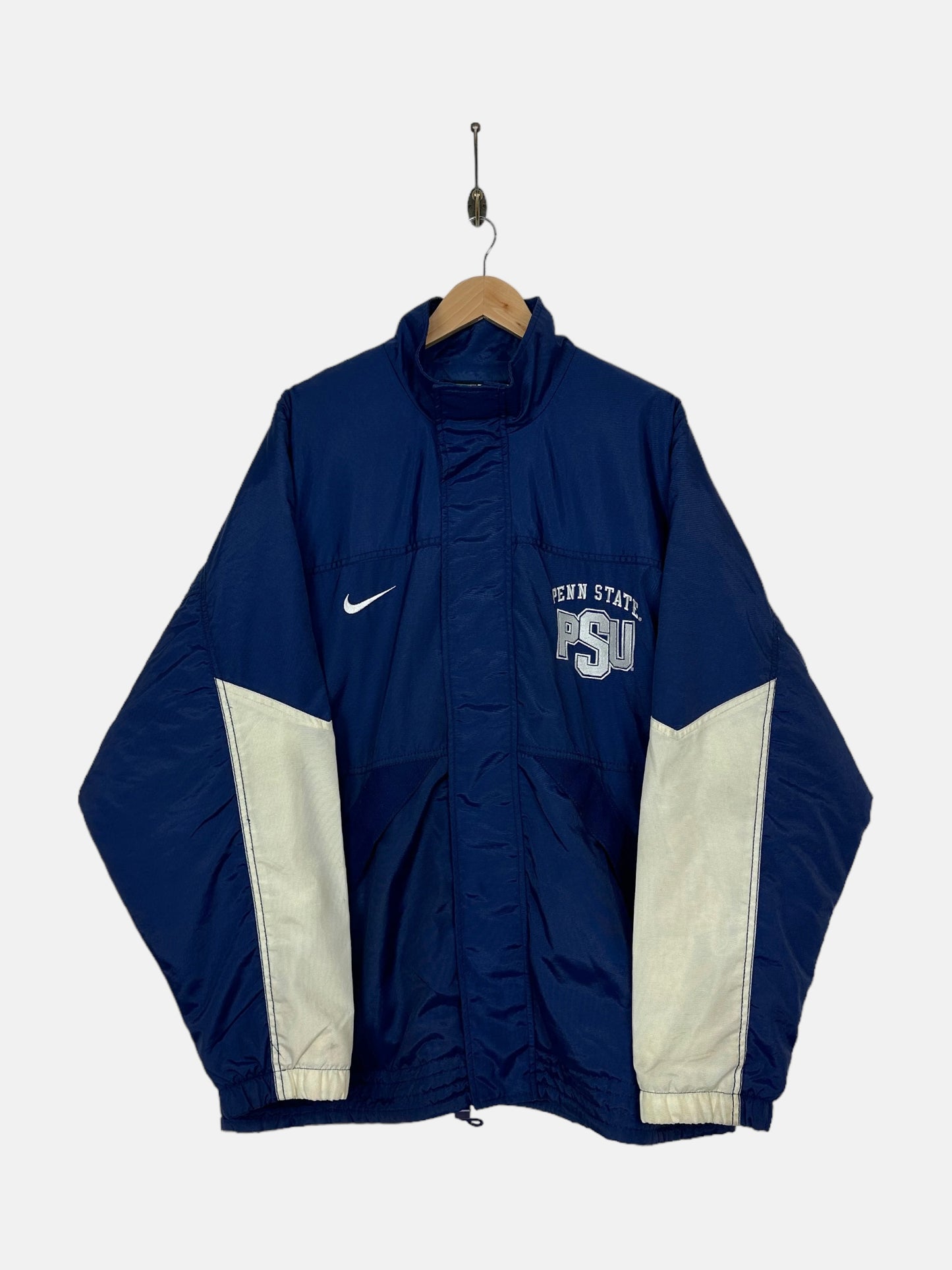 90's Nike Penn State Embroidered Vintage Thick Jacket Size 2XL