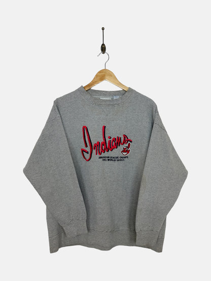 90's Indiana Embroidered Vintage Sweatshirt Size L