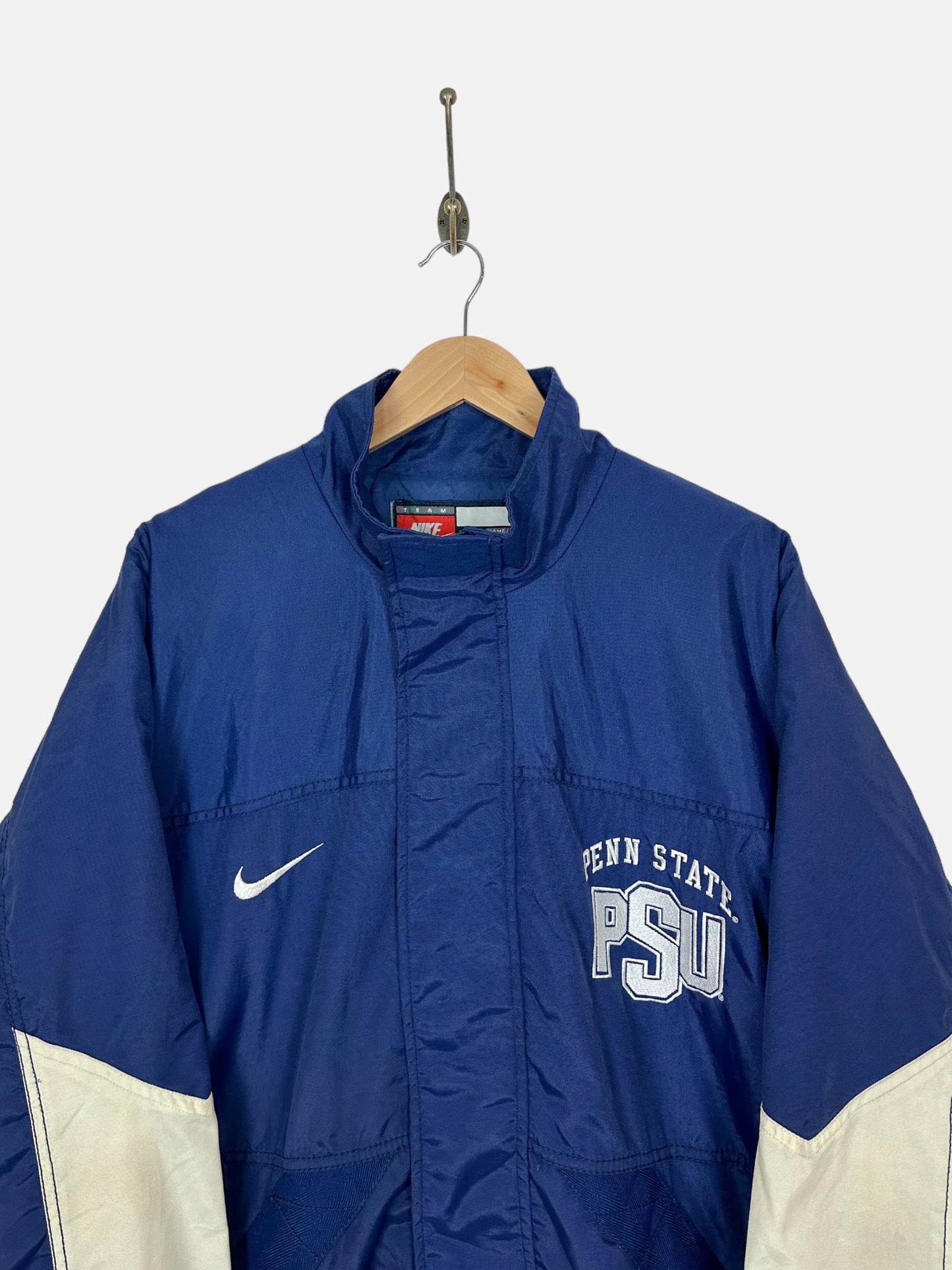 90's Nike Penn State Embroidered Vintage Thick Jacket Size 2XL