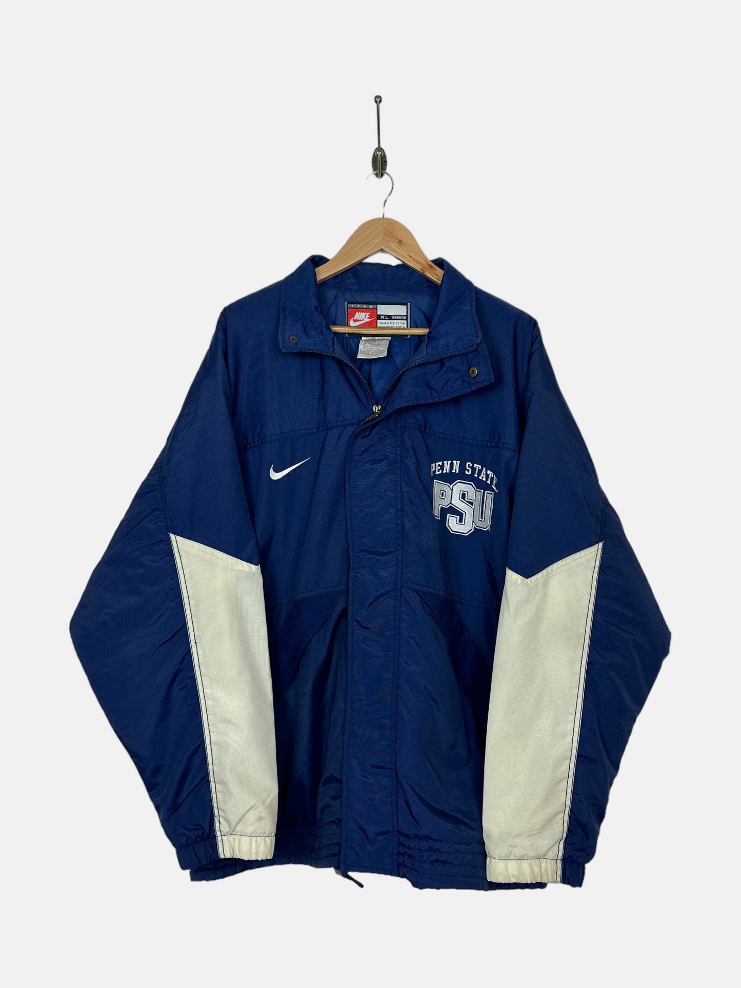 90's Nike Penn State Embroidered Vintage Thick Jacket Size 2XL