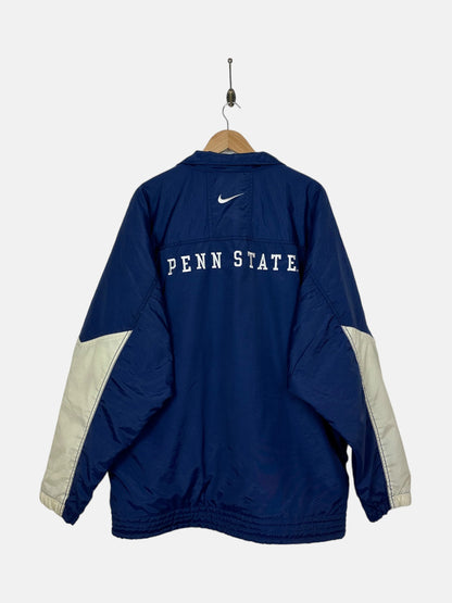 90's Nike Penn State Embroidered Vintage Thick Jacket Size 2XL