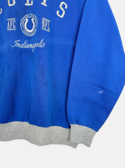 90's Indianapolis Colts NFL Embroidered Vintage Sweatshirt Size M