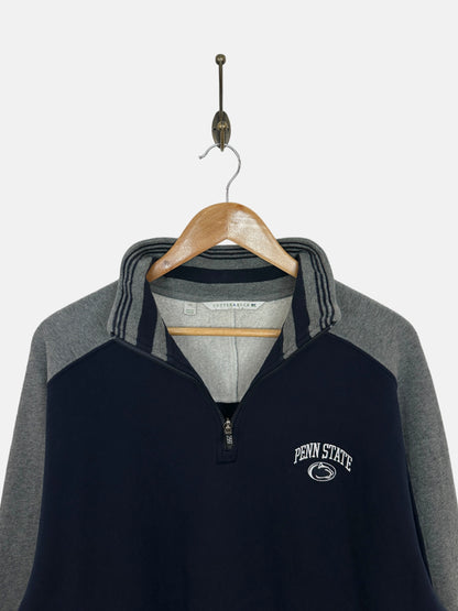 90's Penn State Lions Embroidered Vintage Quarterzip Sweatshirt Size XL