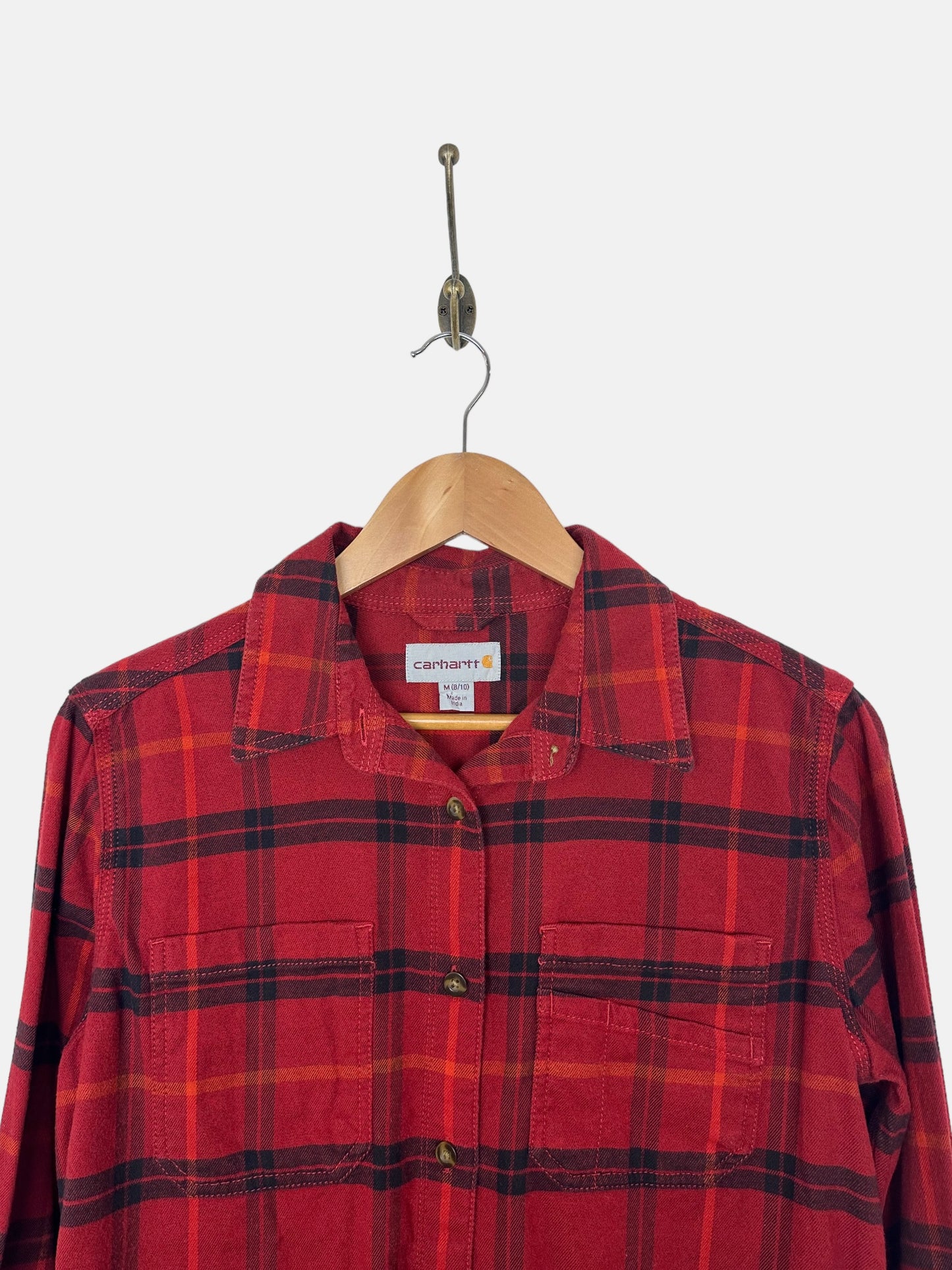 90's Carhartt Vintage Button-Up Shirt Size 8-10