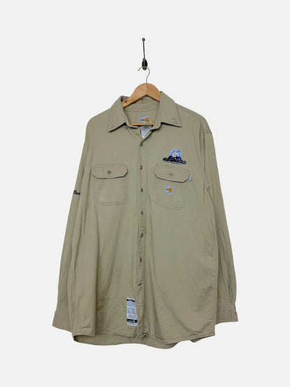 90's Carhartt Vintage Button-Up Shirt Size XL (Tall)