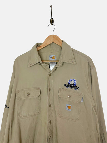 90's Carhartt Vintage Button-Up Shirt Size XL (Tall)